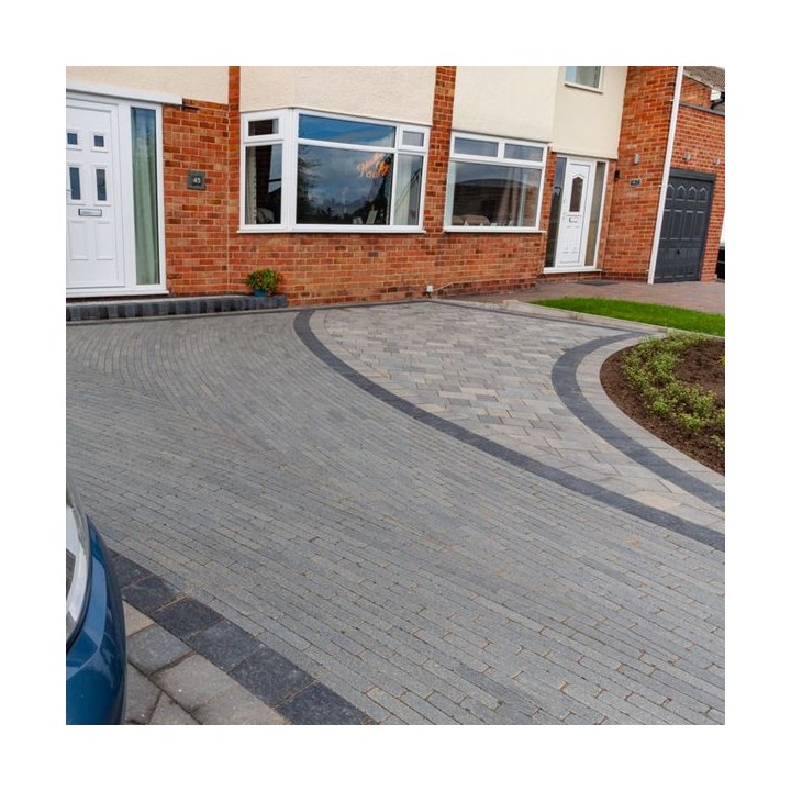 Marshalls Farnley Setts Block Paving Charcoal Multi 200 x 50mm