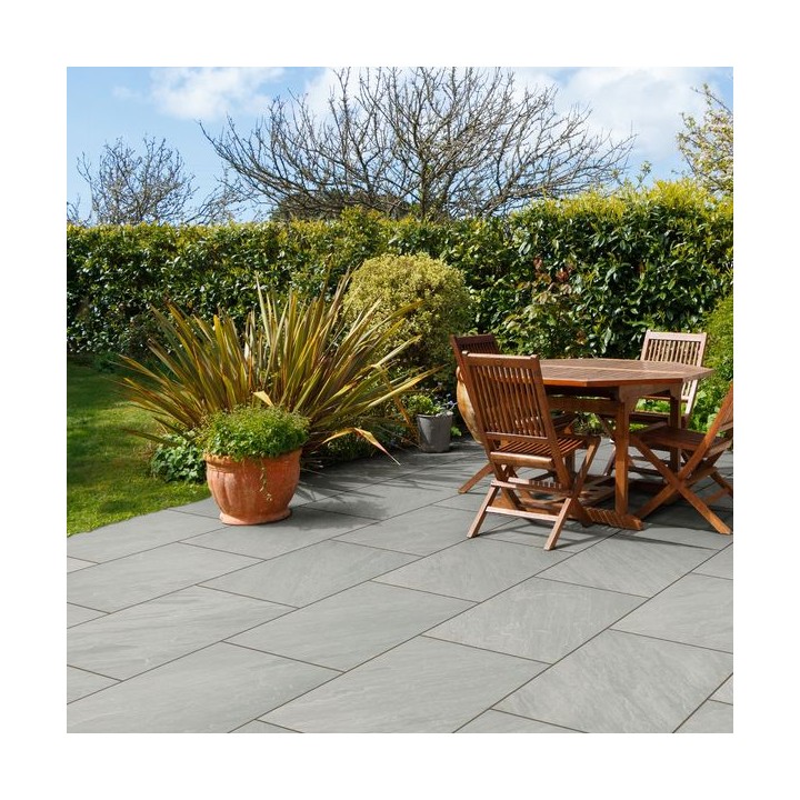 Global Stone Sandstone Porcelain Paving Mercury 14.78m2 Project Pack
