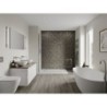 Multipanel Linda Barker Bathroom Wall Panel Hydrolock 2400 x 900mm Ferro Grafite 9483