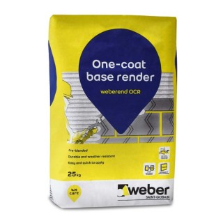 weberend OCR One Coat Base Render 25kg