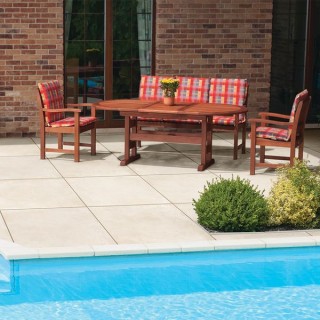 Global Stone Grande Porcelain Paving Fawn 1000 x 1000mm