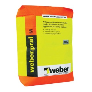 Weber.Pral M Through Colour Monocouche Chalk Render 25kg