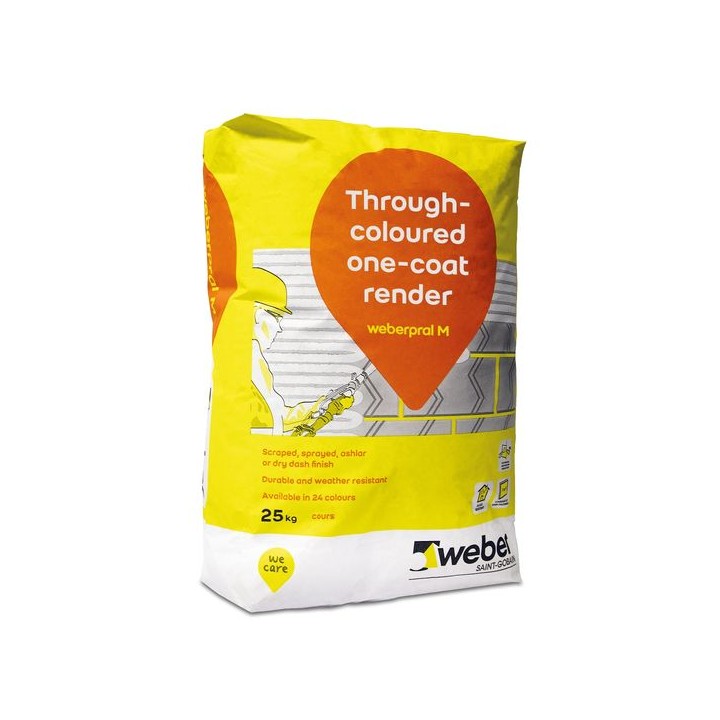 Weber.Pral M Monocouche Ivory Render 25kg