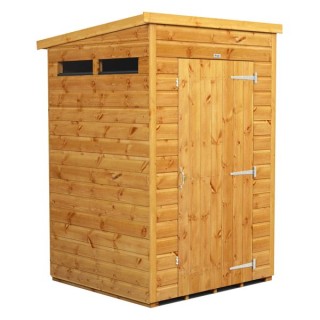 4 x 4 Power Pent Security Shed