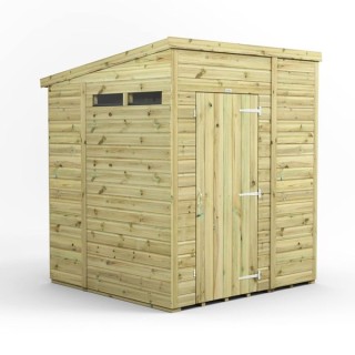 6x6 Premium Powersheds Security Pent