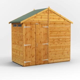 4 x 8 Power Apex Double Door Security Shed