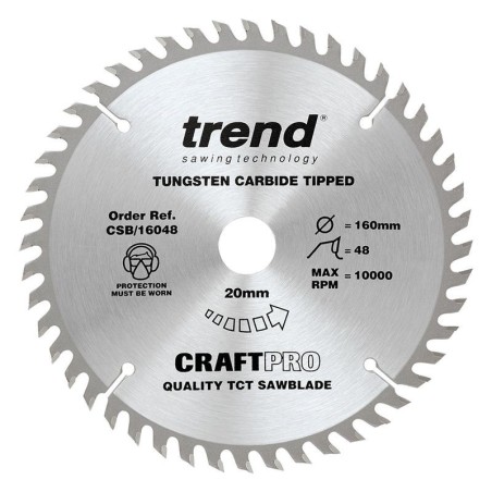 Trend Craft Pro Saw Blade 160mm CSB 16048