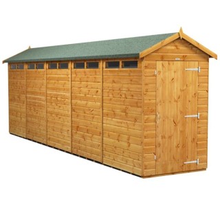 20 x 4 Power Apex Security Shed