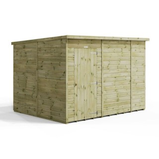 10x8 Premium Powersheds Windowless Pent