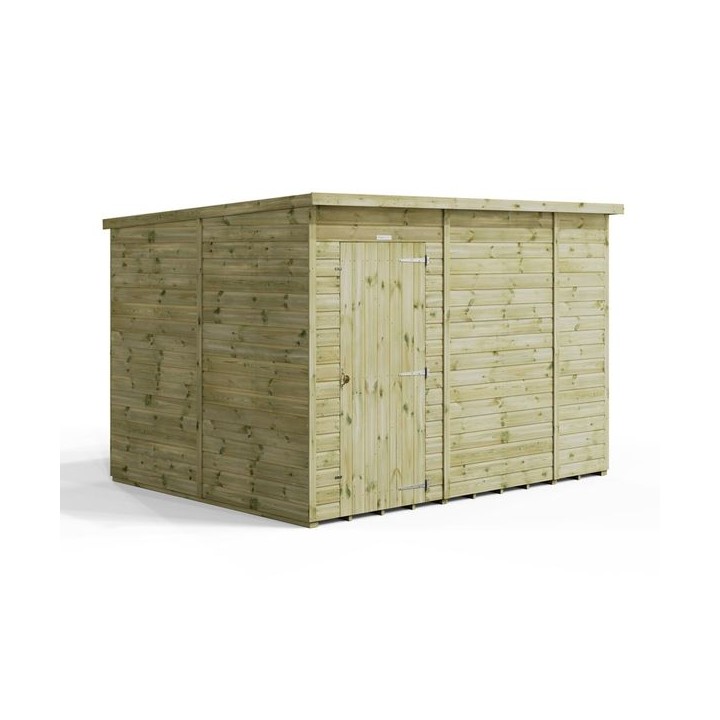10x8 Premium Powersheds Windowless Pent