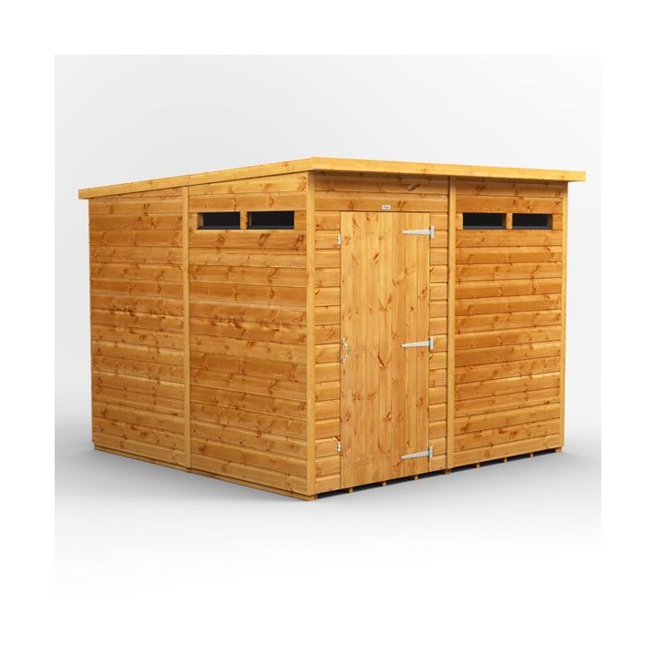 8 x 8 Power Pent Security Shed