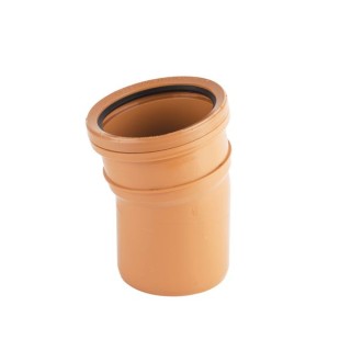 OsmaDrain Single Socket Short Radius Bend 11.5° 110mm 4D168