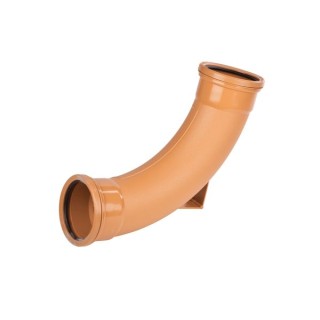 OsmaDrain Double Socket Long Radius bend 87.5° 110mm 4D581