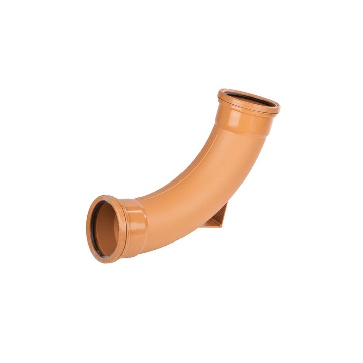 OsmaDrain Double Socket Long Radius bend 87.5° 110mm 4D581
