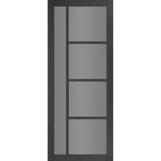 Deanta Brixton Black Prefinished Tinted Glaze 1981mm x 762mm x 35mm