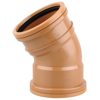 OsmaDrain Double Socket Short Radius Bend 30° 110mm 4D566