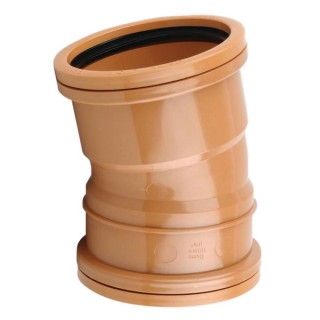 OsmaDrain Double Socket Short Radius Bend 11.25° 110mm 4D568