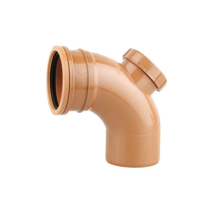 Osmadrain Drainage 4D169 110 Access Bend Single Socket
