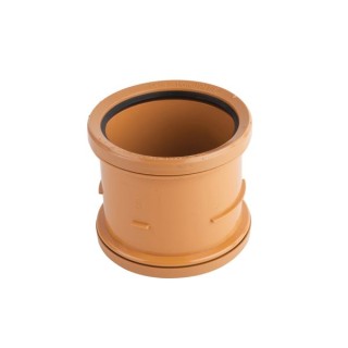 Osmadrain Drainage Double Socket Slip Coupler 110mm