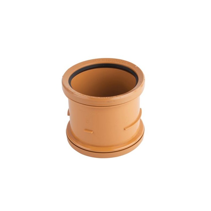 Osmadrain Drainage Double Socket Slip Coupler 110mm