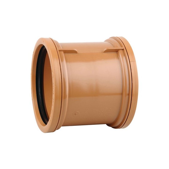 Osmadrain Drainage Double Socket Pipe Coupler 110mm