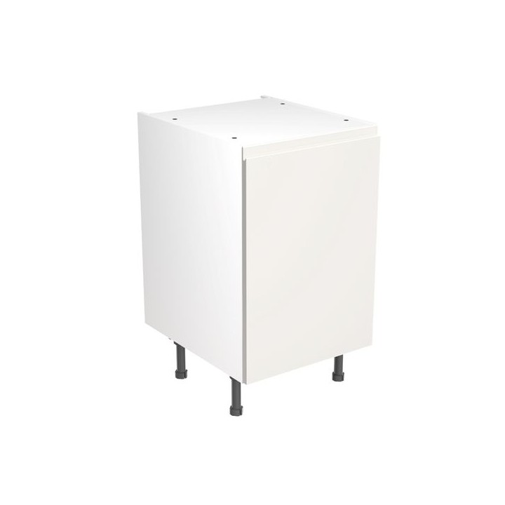 Flatpack Base Unit J-pull Super Gloss White 500mm - FKKJ0003