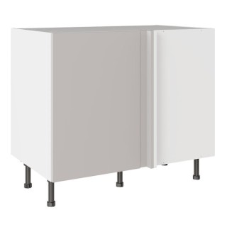 Flatpack 1000 Drawerline Base Cabinet Slab Super Gloss Light Grey