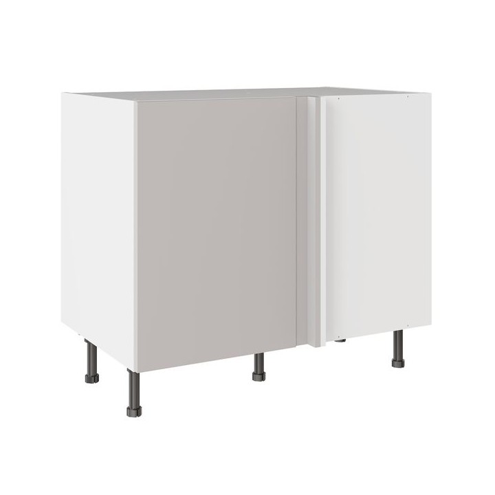 Flatpack 1000 Drawerline Base Cabinet Slab Super Gloss Light Grey