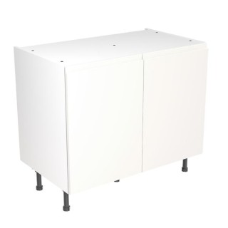 Flatpack Base Unit J-pull Super Gloss White 1000mm - FKKJ0008