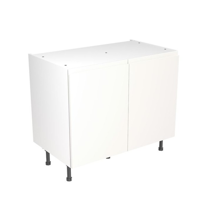 Flatpack Base Unit J-pull Super Gloss White 1000mm - FKKJ0008