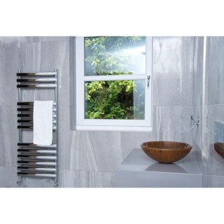 Towelrads Dorney Chrome Towel Rail 800mm x 500mm
