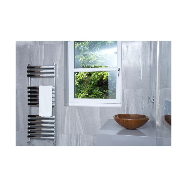 Towelrads Dorney Chrome Towel Rail 800mm x 500mm