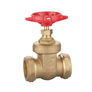 Brass Gate Valve Wheel Head 35mm BS5154