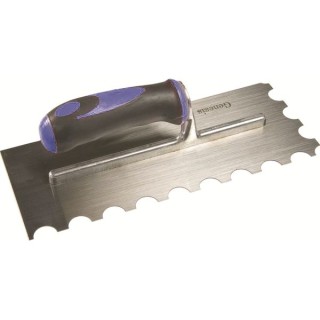 Genesis 906 6 x 6mm Soft Grip Square Notch Trowel 280 x 130mm