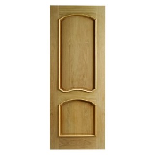 Internal Buxton FD30 Fire Door Oak Veneer With Raised Mouldings 2 Panel 1981mm x 762mm x 44mm