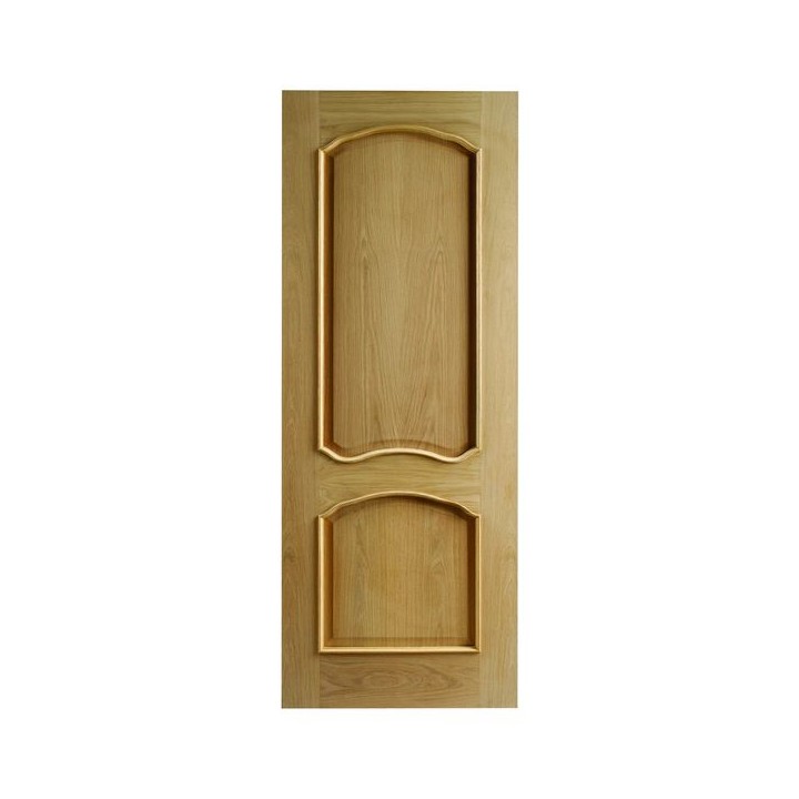 Internal Buxton FD30 Fire Door Oak Veneer With Raised Mouldings 2 Panel 1981mm x 762mm x 44mm