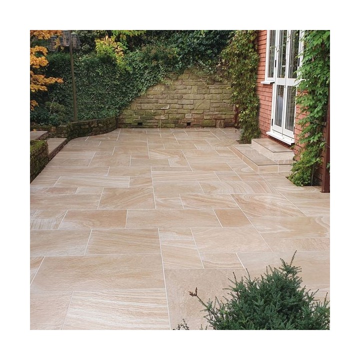 Global Stone Sandstone Porcelain Paving Patina 900 x 600mm