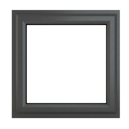 Crystal Grey Upvc Casement Clear Window 2P Top Opening 820 mm x 820 mm