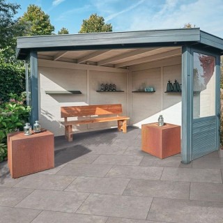 Global Stone Seran Porcelain Paving Silver 900 x 600mm