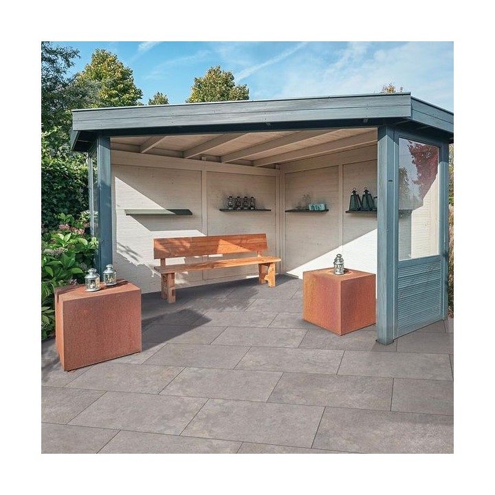 Global Stone Seran Porcelain Paving Silver 900 x 600mm