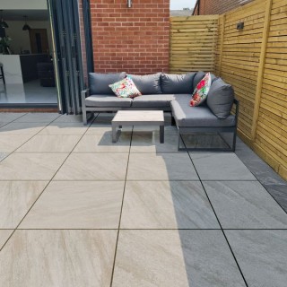 Talasey Vitripiazza Anno Lite Porcelain Paving Grey 800 x 800mm