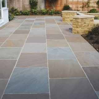 Talasey Classicstone Calibrated Indian Sandstone Paving - 24mm Lakeland - 600 x 600 x 24mm
