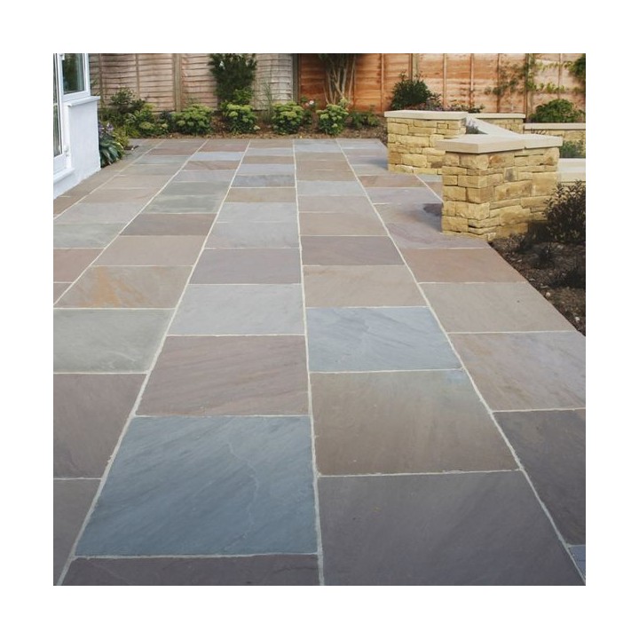 Talasey Classicstone Calibrated Indian Sandstone Paving - 24mm Lakeland - 600 x 600 x 24mm