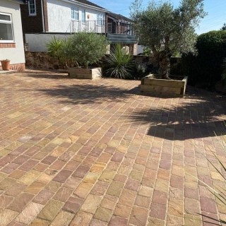 Talasey Fossestone Sandstone Natural Stone Block Paving Orchard 8.50m2 Project Pack