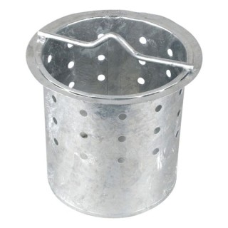 OsmaDrain perforated galvanised steel catchment bucket