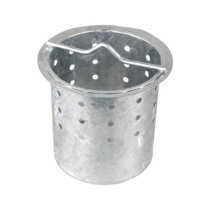 OsmaDrain perforated galvanised steel catchment bucket