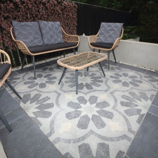 Global Stone Grande Porcelain Paving Modella Decor 1000 x 1000mm