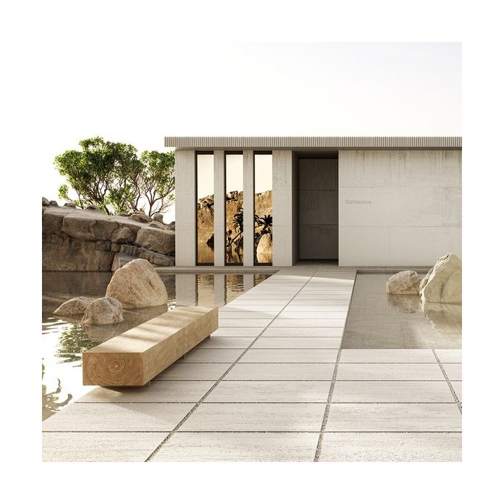 Global Stone Dinamika Porcelain Paving Travertino 895 x 895mm