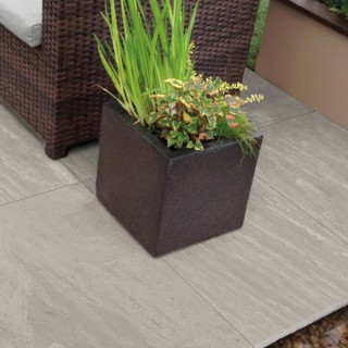 Talasey Vitripiazza Cava Stone Porcelain Paving Kandla Grey 600 x 900mm