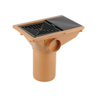 Osmadrain Plain Ended Vertical Inlet Hopper 110mm 4D508